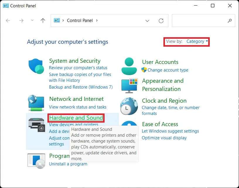 control-panel-window-816x641 كيفية تمكين وضع الإسبات في Windows 11