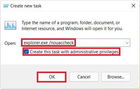 create-new-task-dialog-box-with-command-to-run-fil-472x302 كيفية تشغيل مستكشف الملفات كمسؤول في Windows 11