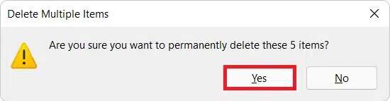 delete-confirmation-prompt-550x143 كيفية إصلاح تحديث Windows 11 العالق