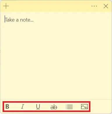 different-formatting-options-available-in-sticky-n-384x392 كيفية استخدام Sticky Notes في Windows 11