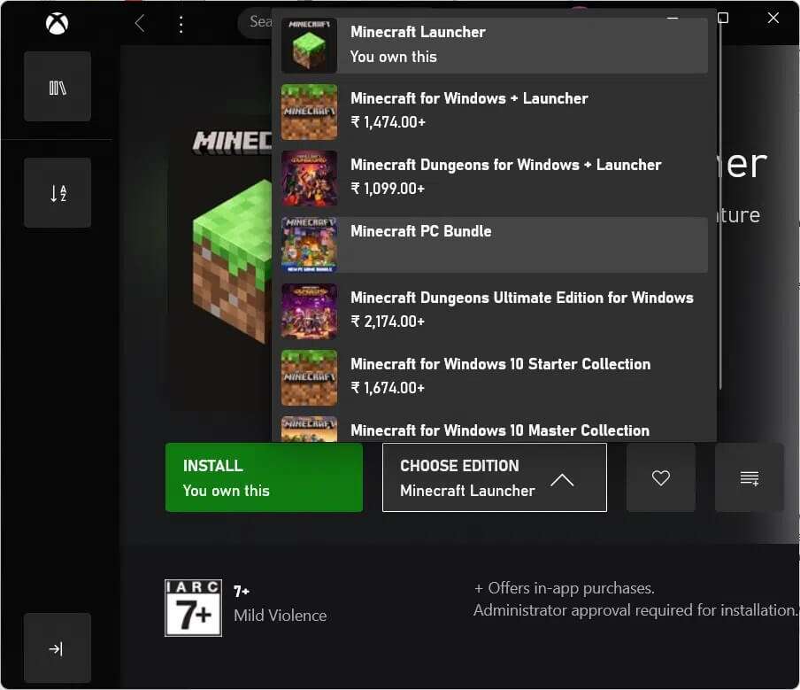 different-minecraft-editions-available-904x779 كيفية تنزيل Minecraft وتثبيته على Windows 11
