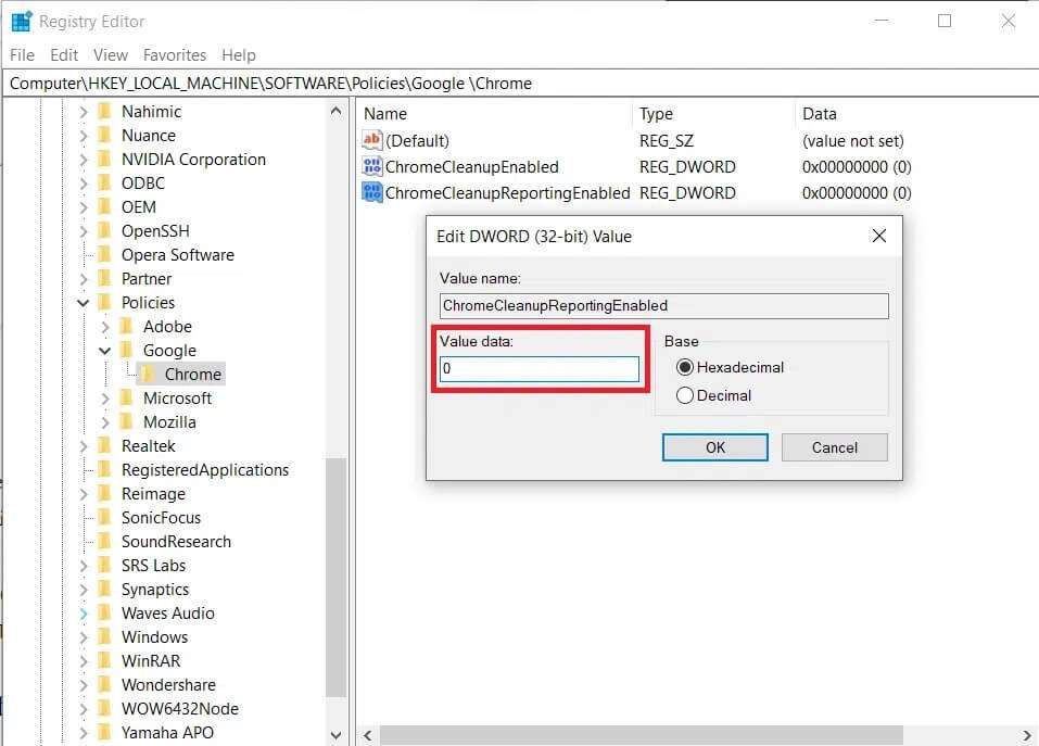 double-click-on-the-newly-created-value-and-type-0-957x687 كيفية تعطيل أداة مراسل برامج Google