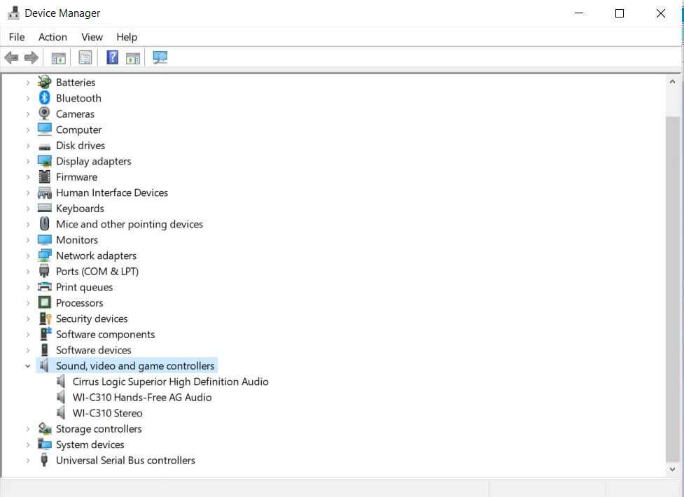 double-click-sound-video-and-game-controllers-to-977x710 إصلاح خطأ عدم تثبيت أجهزة الصوت على Windows 10