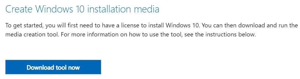 downloading-windows-10-installation-media-tool-982x260 كيفية الرجوع إلى إصدار أقدم من Windows 11 إلى Windows 10