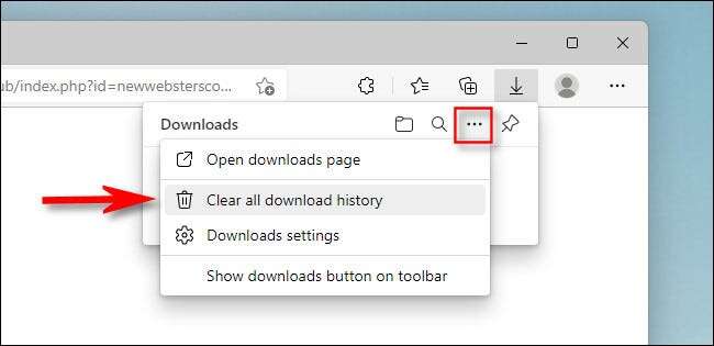 edge_clear_all_download_history-650x315 كيفية عرض ومسح محفوظات التحميل في Microsoft Edge