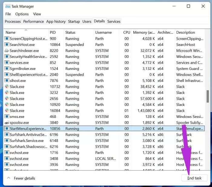 end-startmenu-task_935adec67b324b146ff212ec4c69054f-700x620 أفضل 7 طرق لإصلاح عدم عمل قائمة ابدأ في Windows 11