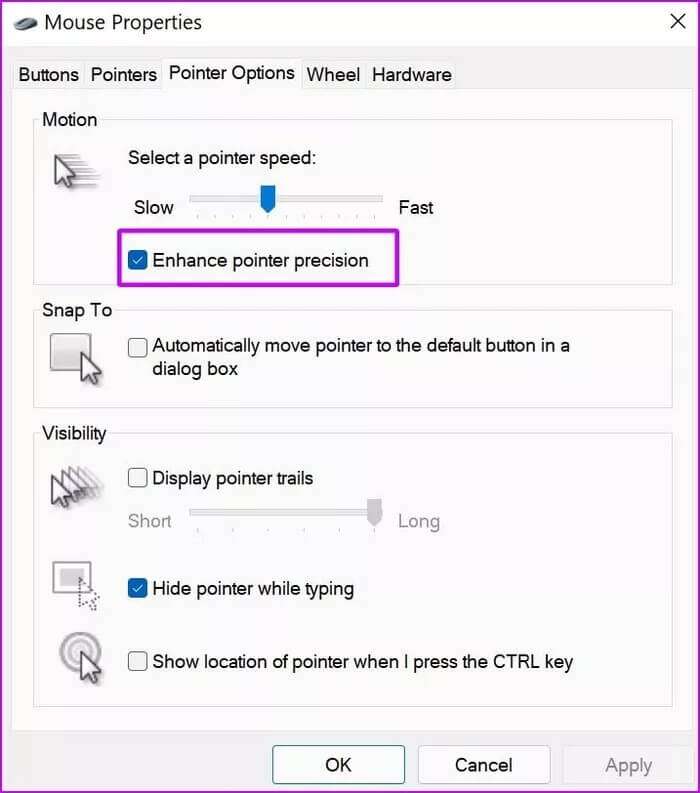 enhance-pointer_935adec67b324b146ff212ec4c69054f-700x793 أفضل 8 طرق لتحسين أداء الألعاب على Windows 11
