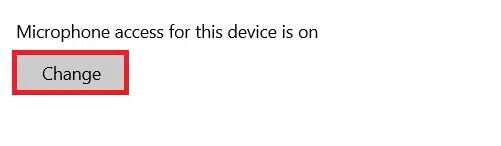 ensure-that-the-message-microphone-access-for-this-501x146 إصلاح خطأ عدم تثبيت أجهزة الصوت على Windows 10