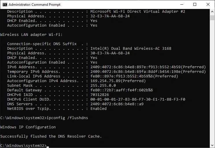 إصلاح خطأ عدم وجود تكوين IP صالح في Ethernet - %categories