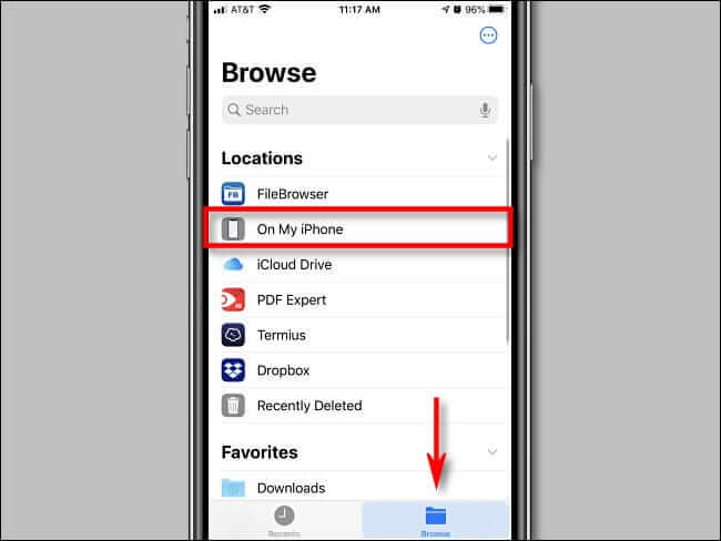 files_tap_browse-650x488 كيفية البحث عن الملفات التي تم تنزيلها على جهاز iPhone أو iPad