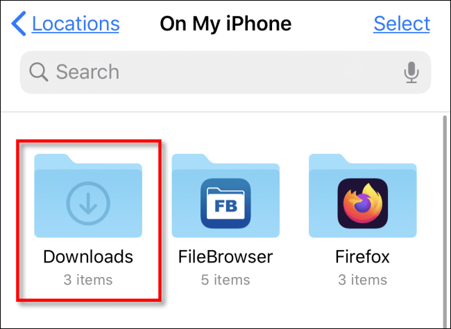 files_tap_downloads كيفية البحث عن الملفات التي تم تنزيلها على جهاز iPhone أو iPad