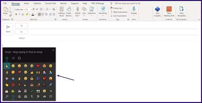 أفضل 3 طرق لإدراج الرموز التعبيرية في بريد إلكتروني في Microsoft Outlook - %categories