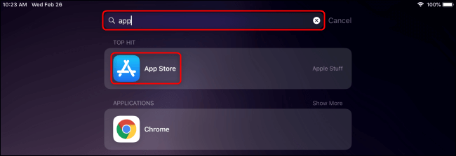 iOS-Spotlight-Search كيفية تثبيت أو إلغاء تثبيت متصفح Google Chrome