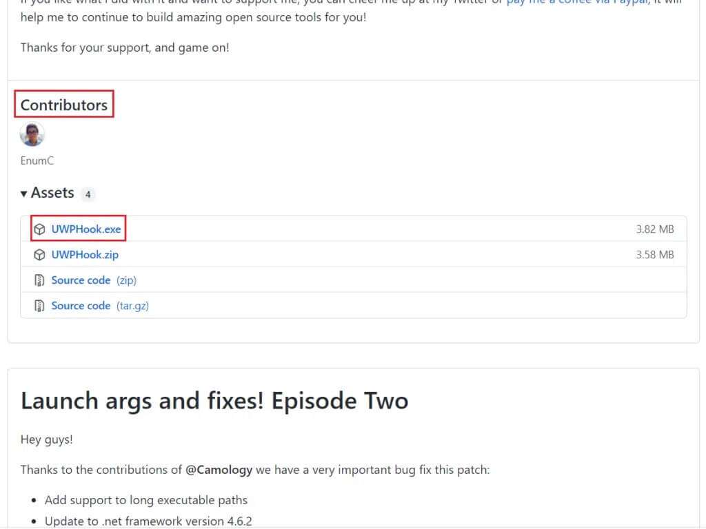 in-the-github-page-go-to-Contributors-section-and-click-on-UWPHook.exe_-1024x768-1-1024x768 كيفية إضافة ألعاب Microsoft إلى Steam