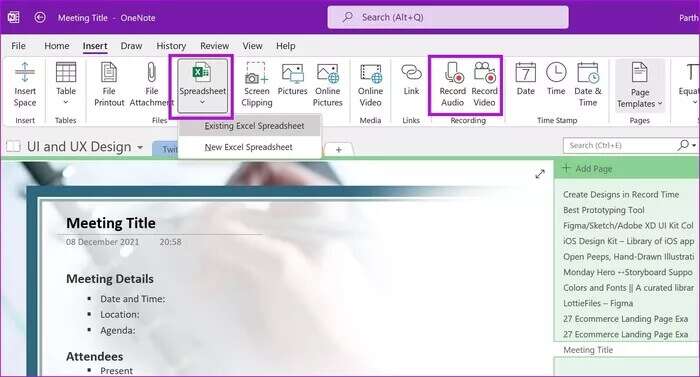 insert-file-and-audio-to-onenote_935adec67b324b146ff212ec4c69054f-700x377 أهم 8 حيل لاستخدام OneNote لإدارة المشاريع