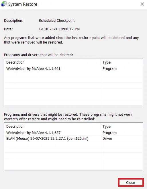 list-of-affected-programs--513x660 إصلاح خطأ فادح في العمليات الحرجة على Windows 11