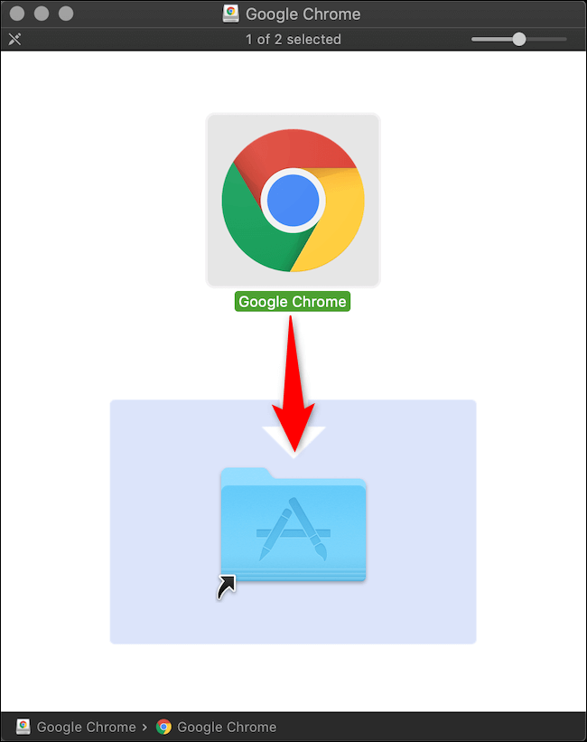 macOS-Install-Chrome كيفية تثبيت أو إلغاء تثبيت متصفح Google Chrome