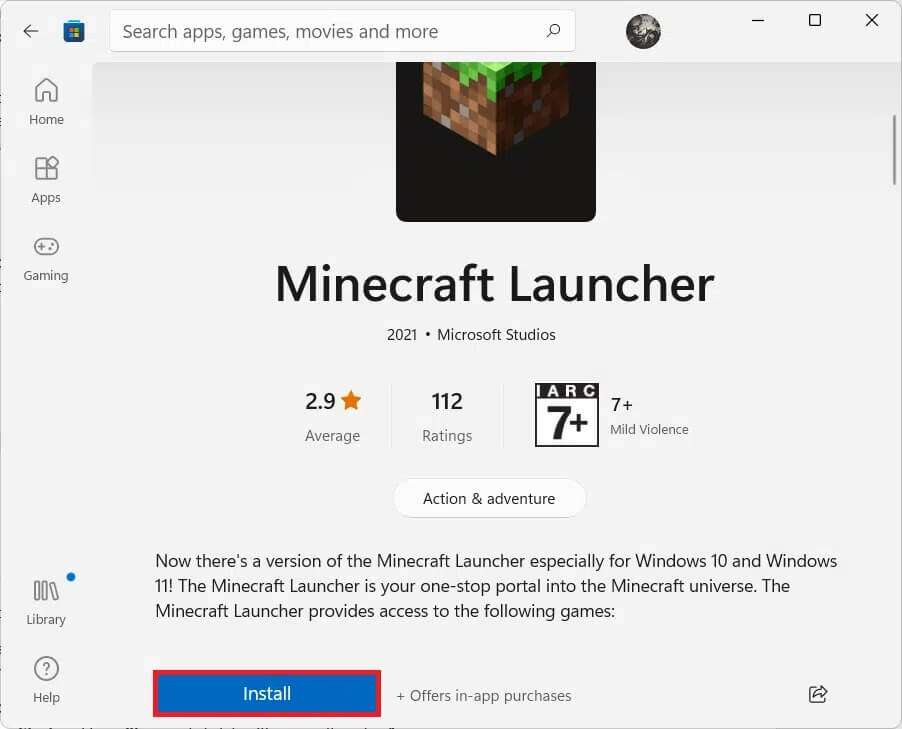 minecraft-microsoft-store-page-902x729 كيفية تنزيل Minecraft وتثبيته على Windows 11