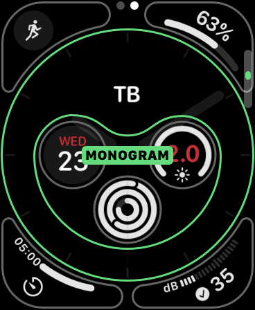 monogram 20 نصيحة وحيلة لساعة Apple Watch يجب أن تعرفها