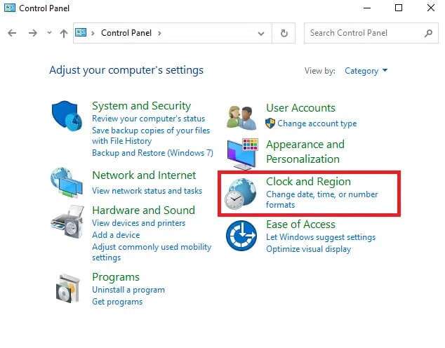 now-set-the-view-by-option-to-category-and-click-634x496 إصلاح عدم عمل أداة إنشاء وسائط Windows
