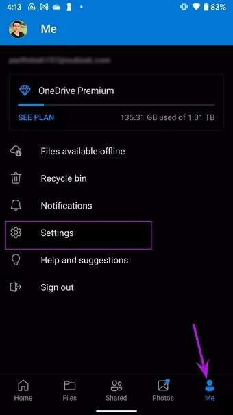 onedrive-android_7c4a12eb7455b3a1ce1ef1cadcf29289-340x605 أفضل 5 طرق لتعطيل إشعارات ذكريات OneDrive على Windows والجوال