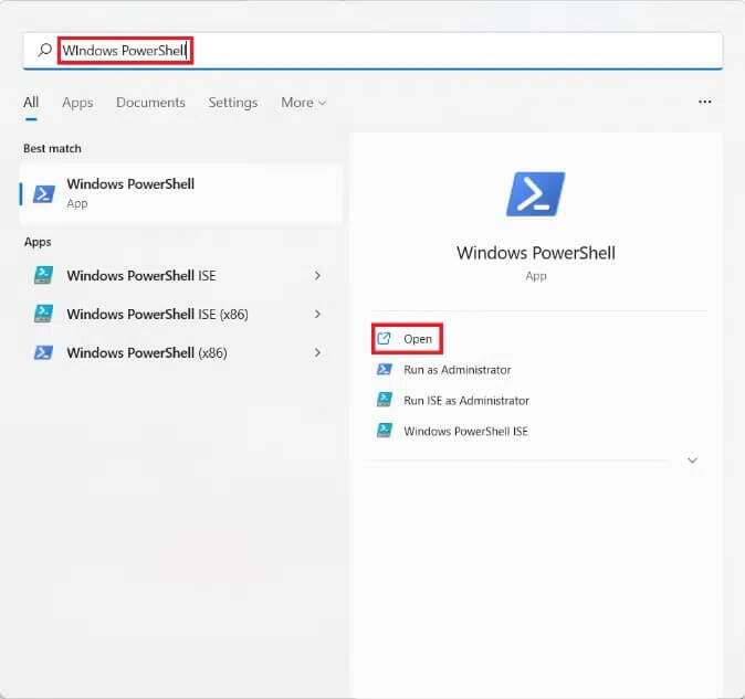 open-Windows-Powershell-from-search-menu-674x633 كيفية التحقق من تاريخ تثبيت البرنامج في Windows
