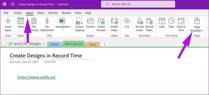open-insert-menu_935adec67b324b146ff212ec4c69054f-700x320 أهم 8 حيل لاستخدام OneNote لإدارة المشاريع