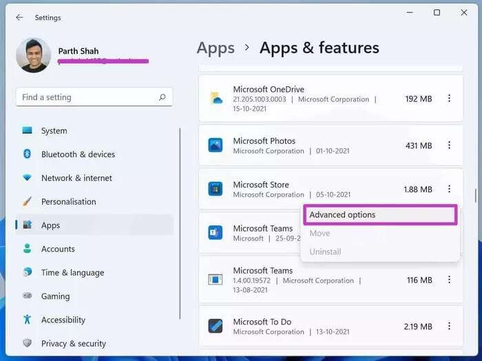 open-microsoft-store-advanced-options_935adec67b324b146ff212ec4c69054f-700x524 أفضل 8 طرق لإصلاح توقف متجر Microsoft عند التثبيت على Windows 11