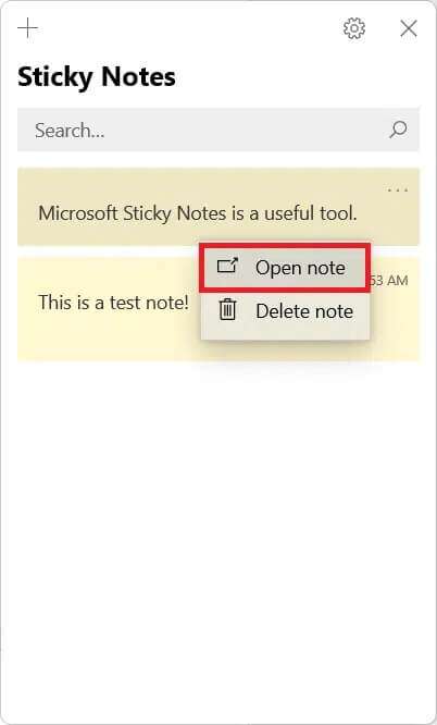 open-notes-from-right-click-context-menu-402x666 كيفية استخدام Sticky Notes في Windows 11