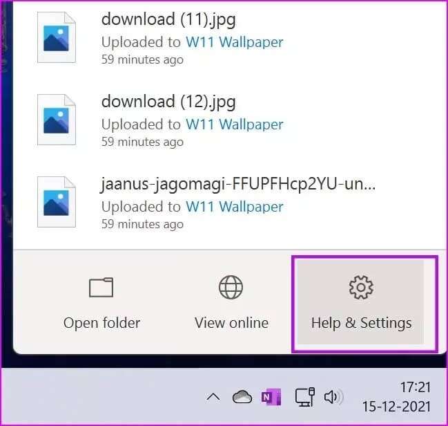 open-onedrive-help-and-settings_4d470f76dc99e18ad75087b1b8410ea9-1-649x616 أفضل 5 طرق لتعطيل OneDrive في Windows 11