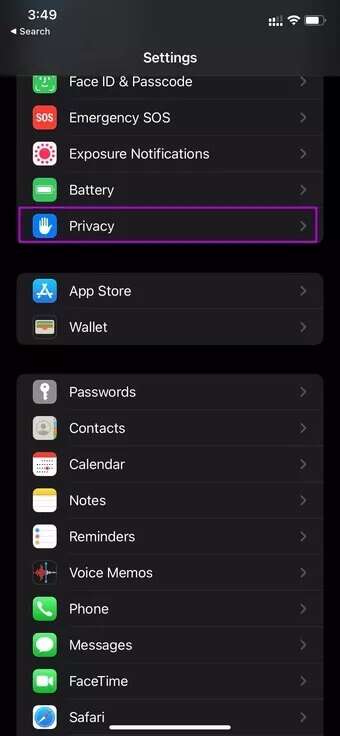 open-privacy-menu_7c4a12eb7455b3a1ce1ef1cadcf29289-340x736 كيفية تتبع موقع أفراد العائلة على iPhone