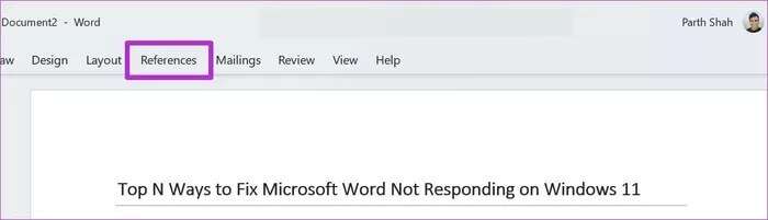 open-references_935adec67b324b146ff212ec4c69054f-700x201 كيفية إدراج جدول محتويات في Microsoft Word