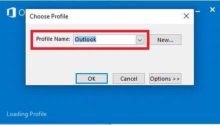 open-the-drop-down-list-and-choose-outlook-option-1-439x251 إصلاح عدم فتح تطبيق Outlook في Windows 10