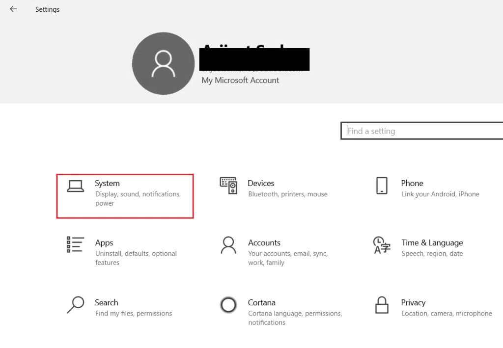 open-windows-settings-and-click-on-system-1024x709-1-1024x709 أين يقوم متجر Microsoft بتثبيت الألعاب؟