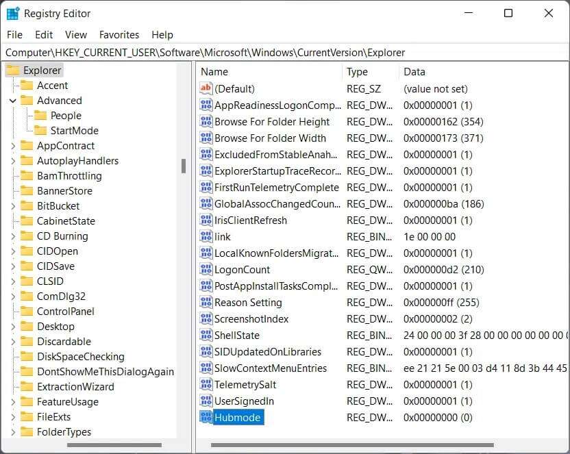 renamed-dword-value-832x663 كيفية تمكين أو تعطيل الوصول السريع في Windows 11