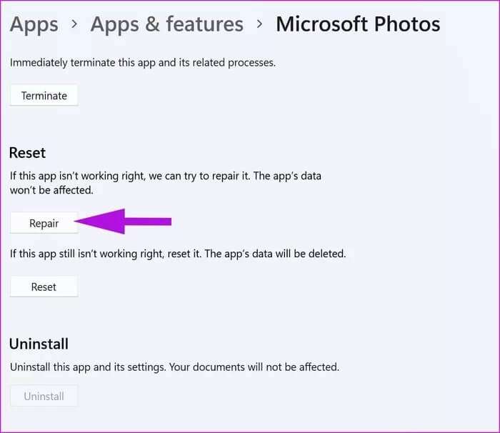 repair-microsoft-photos_935adec67b324b146ff212ec4c69054f-700x606 إصلاح عدم قدرة تطبيق Microsoft Photos على فتح الصور في Windows 10/11