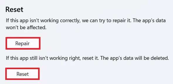 reset-and-repair-options-for-microsoft-store-1-590x288 إصلاح التطبيقات التي لا يمكن فتحها في Windows 11