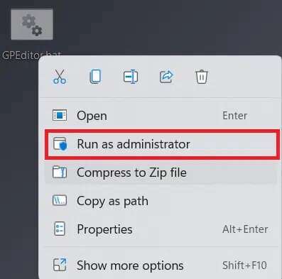 right-click-context-menu-397x393 كيفية تمكين محرر نهج المجموعة في Windows 11 Home Edition