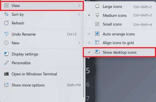 right-click-context-menu-5-632x414 كيفية تغيير أيقونات سطح المكتب على Windows 11