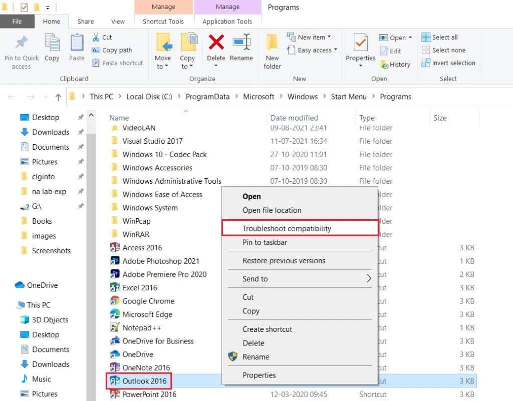 إصلاح عدم فتح تطبيق Outlook في Windows 10 - %categories