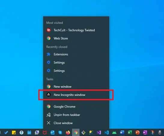 right-click-the-chrome-icon-which-is-on-the-taskba-546x455 كيفية إصلاح عدم فتح ملفات PDF في Chrome