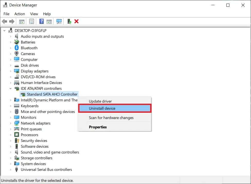 right-click-the-device-and-choose-uninstall-device-976x715 7 طرق لإصلاح أخطاء شاشة الموت الزرقاء في iaStorA.sys على Windows 10