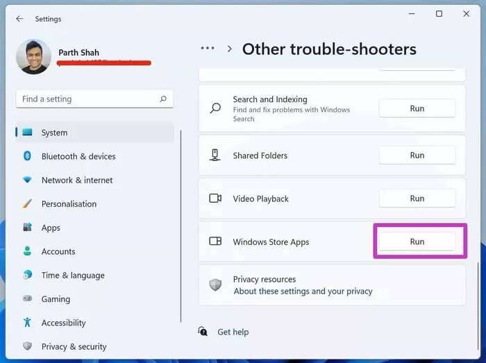 run-windows-store-apps-troubleshooter_935adec67b324b146ff212ec4c69054f-700x523 أفضل 8 طرق لإصلاح توقف متجر Microsoft عند التثبيت على Windows 11