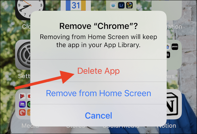 select-delete-app كيفية تثبيت أو إلغاء تثبيت متصفح Google Chrome