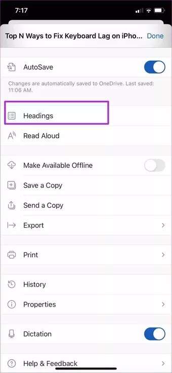 select-headings_7c4a12eb7455b3a1ce1ef1cadcf29289-340x736 كيفية إدراج جدول محتويات في Microsoft Word