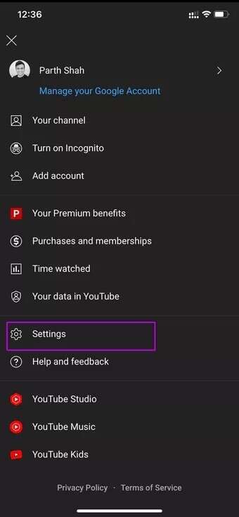 select-youtube-settings_7c4a12eb7455b3a1ce1ef1cadcf29289-340x736 كيفية تغيير جودة فيديو YouTube على الجوال والويب