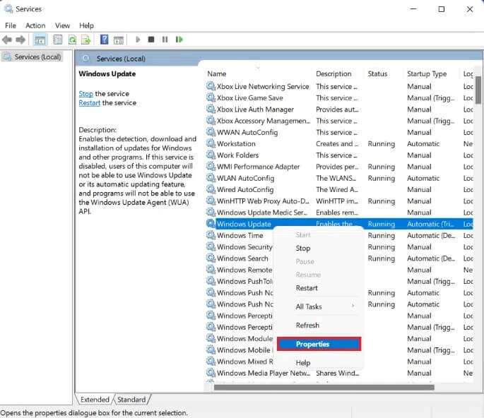 services-window-3-685x592 إصلاح التطبيقات التي لا يمكن فتحها في Windows 11