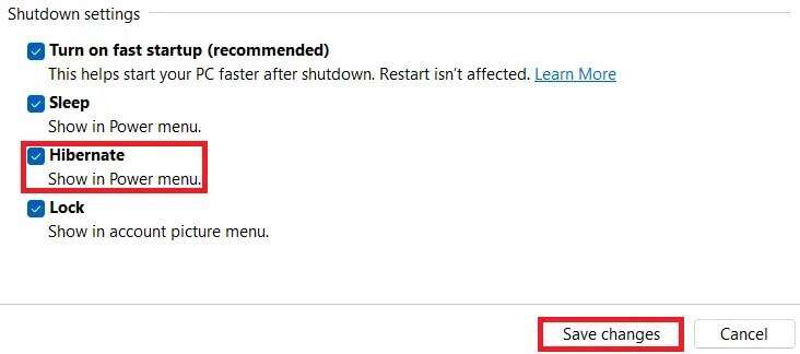 shutdown-settings-732x324 كيفية تمكين وضع الإسبات في Windows 11