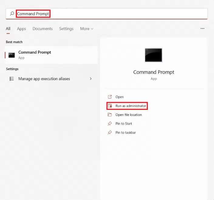 start-menu-search-results-for-command-prompt-5-1-705x659 كيفية تمكين أو تعطيل خدمة في Windows 11