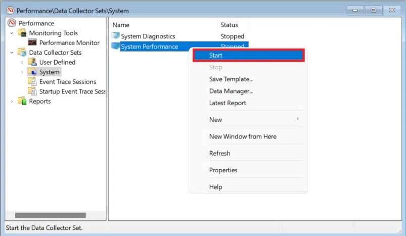 starting-system-performance-test-803x467 طرق لتسريع Windows 11